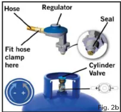 CADAC Carri Chef 2 - Disconnecting and changing the gas supply - 1