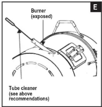 CHAR BROIL Big Easy - Cleaning the Burner Assembly - 6