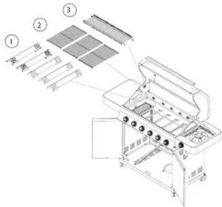 Rösle BBQ Station Videro G3 - Inserting individual parts - 1