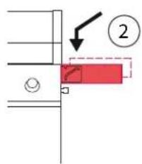 Rösle BBQ Station Videro G3 - Pliage de la table latérale vers le haut/branchement de l'alimentation en gaz - 2