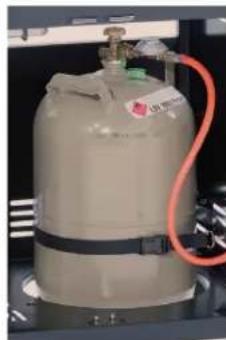 Rösle BBQ Station Videro G3 - Installation of gas cylinder in lower cabinet - 3