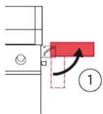 Rösle BBQ Station Videro G3 - Pliage de la table latérale vers le haut/branchement de l'alimentation en gaz - 1
