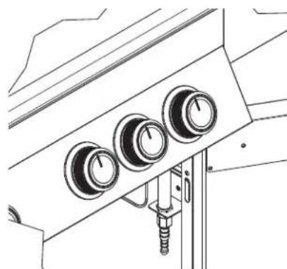 Rösle BBQ Station Videro G3 - B) Montage van de slang - voor BE, DK, ES, FI, NL, NO, SE, FR, GB, IE, IT, LU - 2