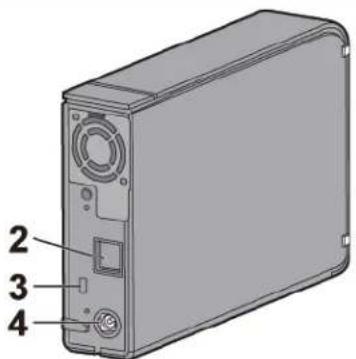 BUFFALO DriveStation Velocity - LEDs e ligações - 2