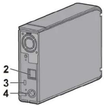 BUFFALO DriveStation Velocity - LED指示燈和連接 - 2