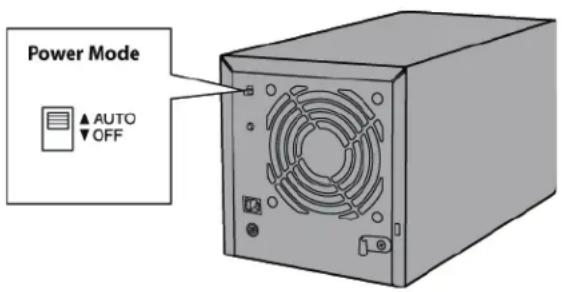 BUFFALO DriveStation Velocity - Ligar/desligar - 1