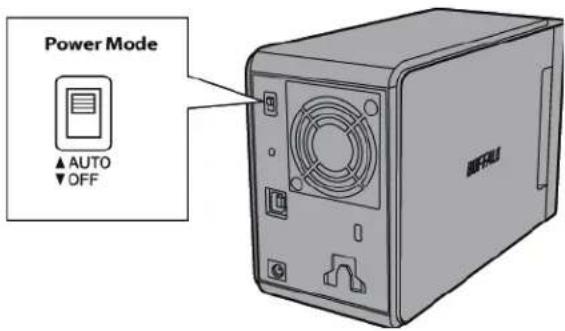 BUFFALO DriveStation Velocity - Power On/Off - 1