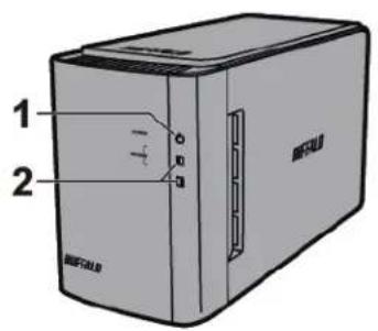 BUFFALO DriveStation Velocity - LED'ler ve Baglantilar - 1