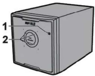 BUFFALO DriveStation Velocity - LED e connessioni - 1