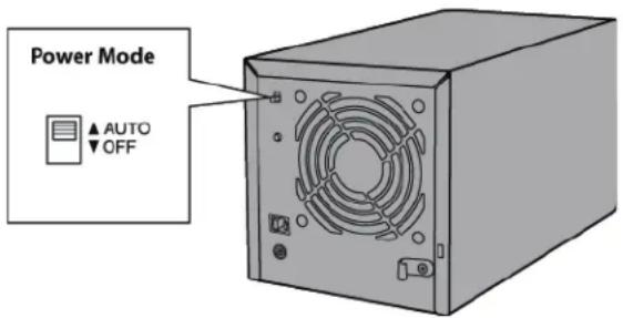 BUFFALO DriveStation Velocity - Netzschalter - 1