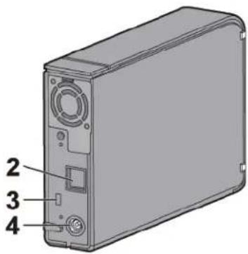 BUFFALO DriveStation Velocity - LED指示燈和連接 - 2