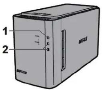 BUFFALO DriveStation Velocity - LED及絵 - 1