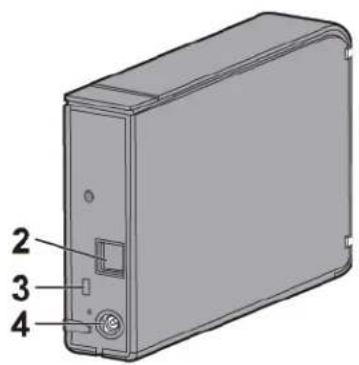BUFFALO DriveStation Velocity - 各部の名称 - 2