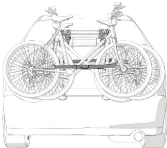 Green Valley Adventure 624 - Chargement des vélos sur le porte-vélos - 4