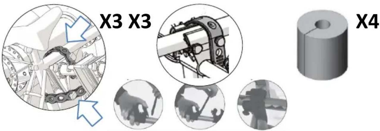 Green Valley Adventure 624 - Loading bikes on the bike rack - 2