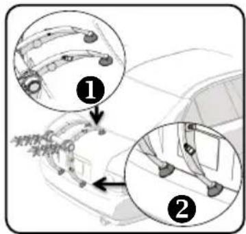 Green Valley Adventure 624 - Mounting the bike rack on your vehicle - 3
