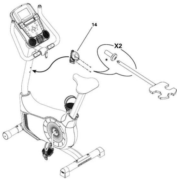 Schwinn 130i - 8.Installez le portebouteille - 1