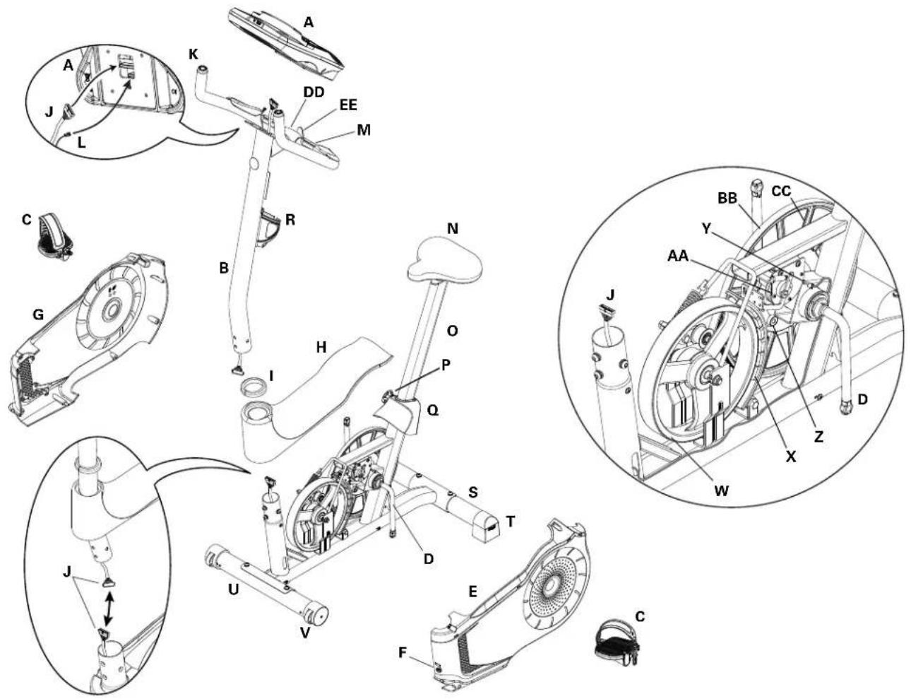 Schwinn 130i - heures d'utilisation : - 1