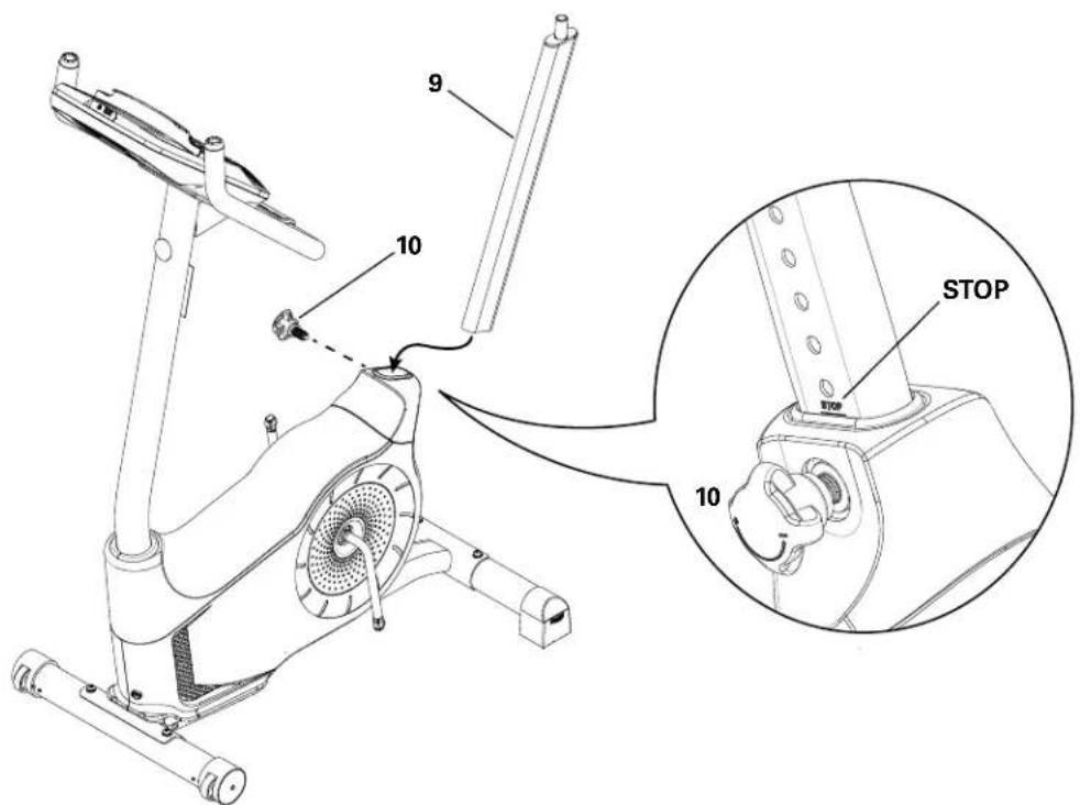 Schwinn 130i - Installee le tube de selle sur le chassinis - 1