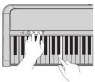 KORG B1 - Accès aux fonctions avancées - 1