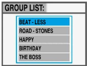 Studiologic SL73 Studio - Comment créé un nouveau groupe ou en modifier un - 1