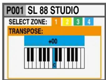 Studiologic SL73 Studio - Zoneneinstellung (Zone Edit) - 4