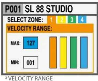 Studiologic SL73 Studio - Zone Edit - 2