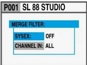 Studiologic SL73 Studio - MERGE FILTER - 1