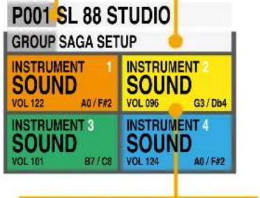 Studiologic SL73 Studio - Écran d'accueil (HOME) - 1