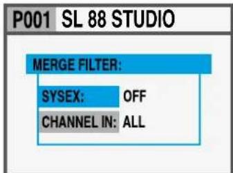 Studiologic SL73 Studio - MERGE FILTER - 1