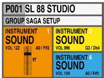 Studiologic SL73 Studio - HOME Display - 3