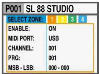 Studiologic SL73 Studio - ZONENBEARBEITUNG - 1