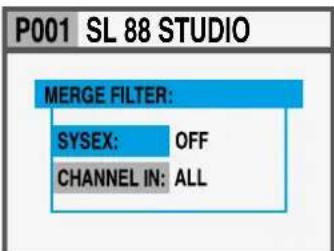 Studiologic SL73 Studio - MERGE FILTER - 1