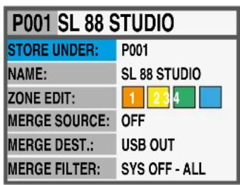 Studiologic SL73 Studio - Programmbearbeitung - 1