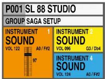 Studiologic SL73 Studio - HOME Display - 3