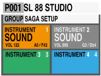 Studiologic SL73 Studio - Zoneneinstellung (Zone Edit) - 1