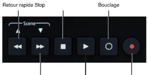 NOVATION Launchkey 49 MK2 - Commandes de transport - 1