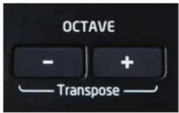 NOVATION Launchkey 49 MK2 - Octave supérieure/inférieure (+ / -) - 1