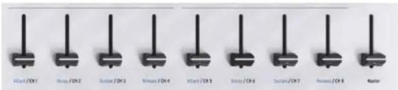 Arturia Keylab Essential 49 - Les curseurs - 1