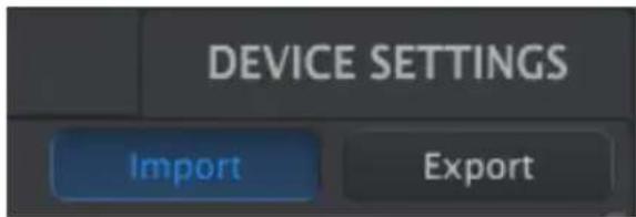 Arturia Keystep - Import de la partie Device Settings - 1