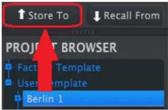 Arturia Keystep - Le bouton « Store To » - 2