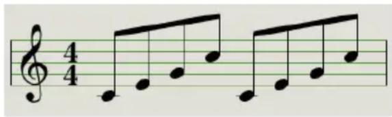 Arturia Keystep - Mode Arp : Up - 1