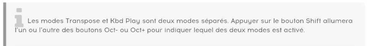 Arturia Keystep - Bouton Shift - 2