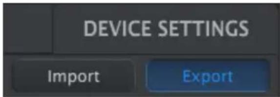 Arturia Keystep - Export de la partie Device Settings - 1