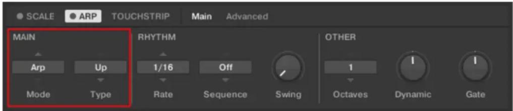 NATIVE INSTRUMENTS Komplete Kontrol S88 MK2 - Paramètres MAIN - 1