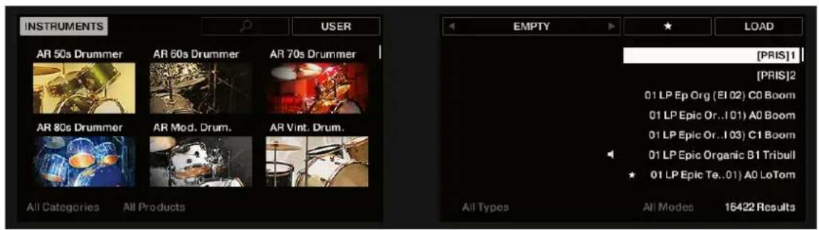 NATIVE INSTRUMENTS Komplete Kontrol S88 MK2 - Le Browser sur le clavier - 1