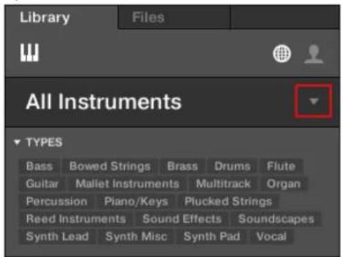 NATIVE INSTRUMENTS Komplete Kontrol S88 MK2 - Filtrer les fichiers de Presets par Produkt - 1