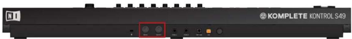 NATIVE INSTRUMENTS Komplete Kontrol S88 MK2 - Connecter un appareil MIDI externe au clavier - 1