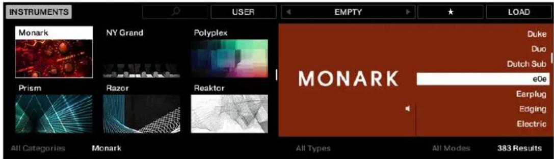 NATIVE INSTRUMENTS Komplete Kontrol S88 MK2 - Ajouter un fichier de Preset aux Favoris depuis le clavier - 1