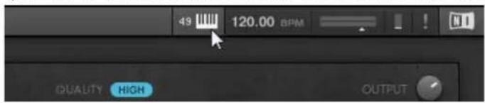 NATIVE INSTRUMENTS Komplete Kontrol S88 MK2 - Selectionner une instance depuis le logiciel - 1